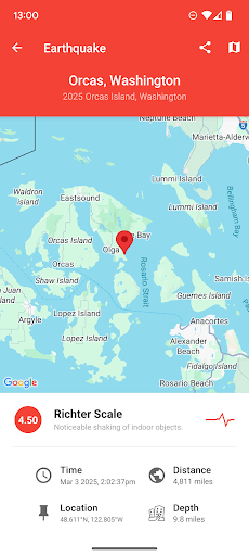 My Earthquake Alerts Pro Screenshot