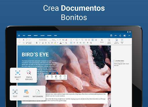 Captura de pantalla de OfficeSuite Pro + PDF