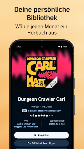 Audible - Hörbücher & Podcasts Screenshot