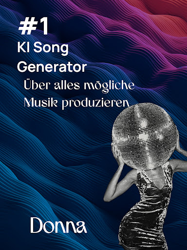 Donna KI Lied Musik Generator Screenshot