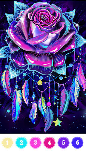 Captura de pantalla de Paint Color: juego de colorear