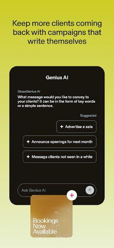 Captura de pantalla de GlossGenius: Booking, Payments