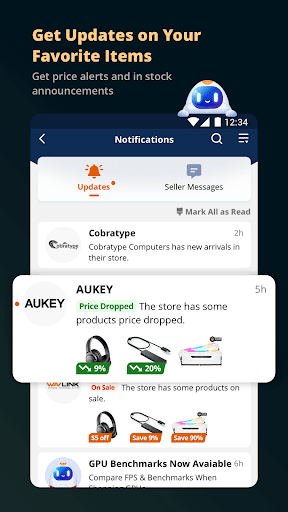 Captura de pantalla de Newegg Mobile