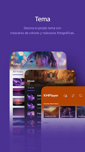 Captura de pantalla de KMPlayer, Reproductor de video