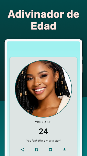 Captura de pantalla de Escáner de Edad - Edad Facial