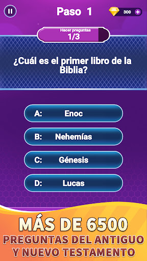 Captura de pantalla de Trivia bíblica