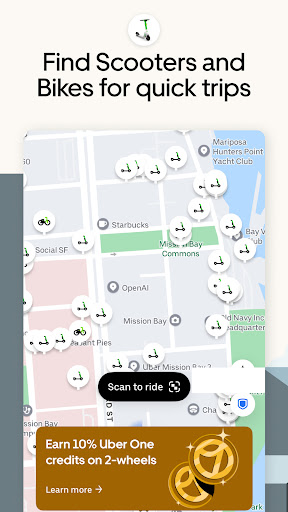Captura de pantalla de Uber - Request a ride