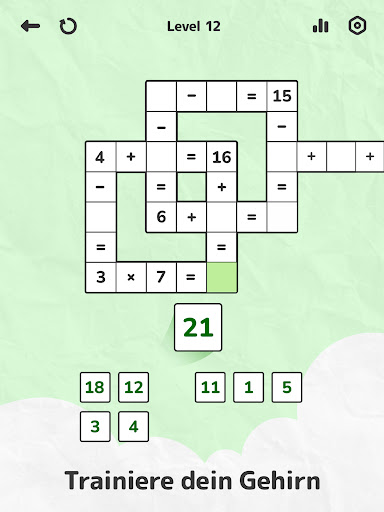 Math Crossword — Zahlenrätsel Screenshot