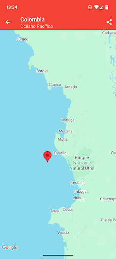 Captura de pantalla de Mis Alertas de Terremotos