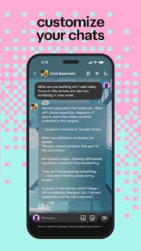 Captura de pantalla de Character AI: Chat, Talk, Text