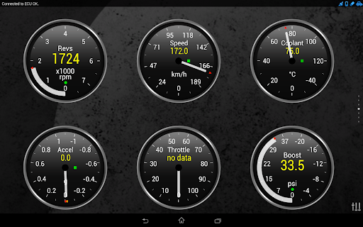 Captura de pantalla de Torque Pro (OBD2 / coche)