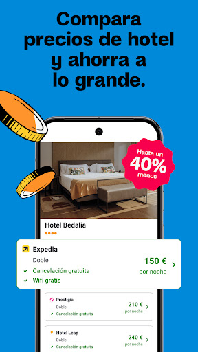 Captura de pantalla de trivago : Compara hoteles