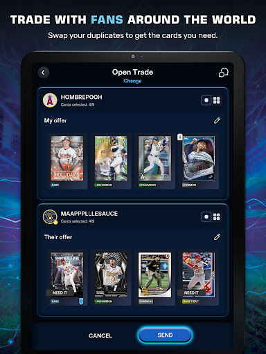 Topps® BUNT® MLB Card Trader screenshot