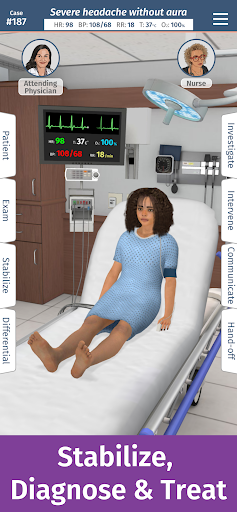 Captura de pantalla de Full Code Medical Simulation