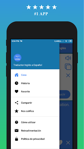 Captura de pantalla de Traductor de ingles a español