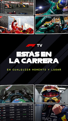 Captura de pantalla de F1 TV