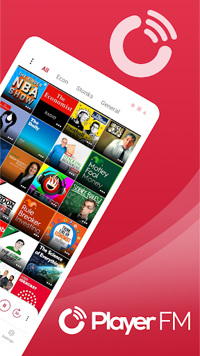 Captura de pantalla de App de podcast: Player FM