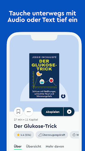 Blinkist: Buchzusammenfassung Screenshot