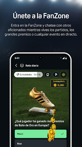 Captura de pantalla de DAZN - Deportes en Directo