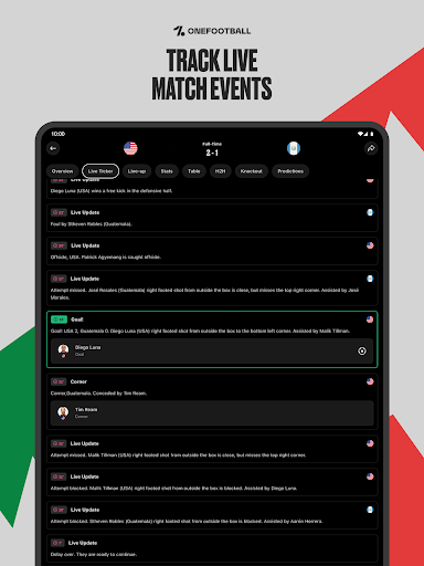 OneFootball Live Soccer scores screenshot