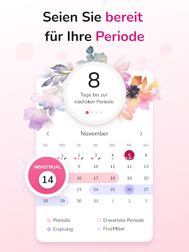 Periodenkalender - Zyklus Screenshot