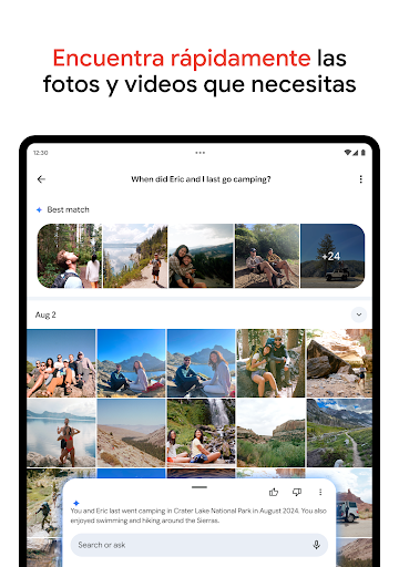 Captura de pantalla de Google Fotos