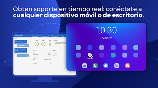 Captura de pantalla de TeamViewer QuickSupport