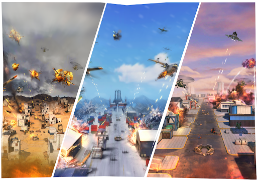 Captura de pantalla de Sky Defense: War Duty