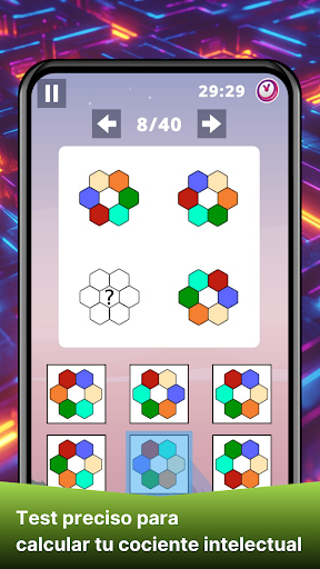 Captura de pantalla de IQ Test de Inteligencia lógica