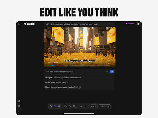 invideo AI: AI Video Generator screenshot