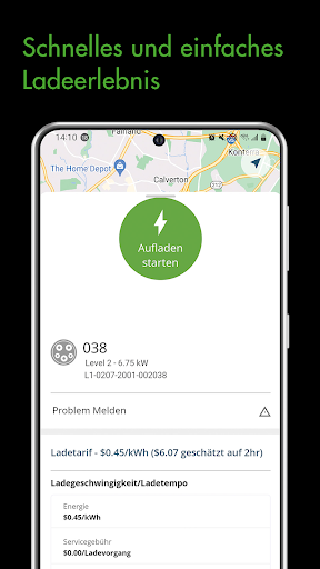 Blink Charging Mobile App Screenshot