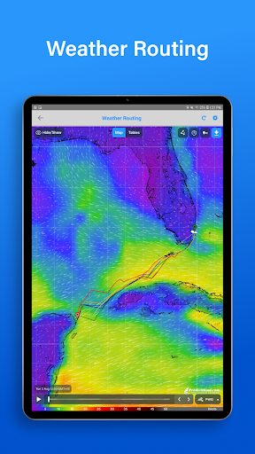 Captura de pantalla de PredictWind - Marine Forecasts