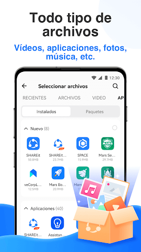 Captura de pantalla de SHAREit Lite - Comparta rápido