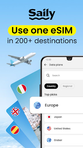 Saily eSIM: Travel Data Plans screenshot