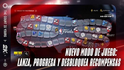 Captura de pantalla de NBA 2K Mobile Juego de Basket