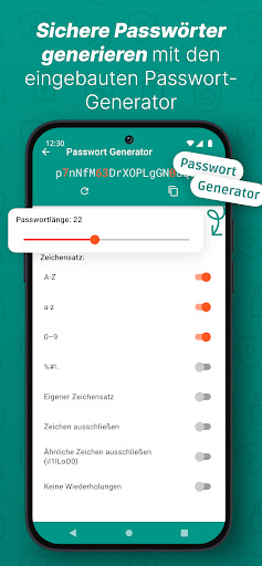 Password Safe und Manager Screenshot