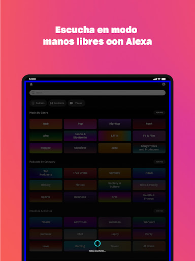 Captura de pantalla de Amazon Music: Escucha Podcasts