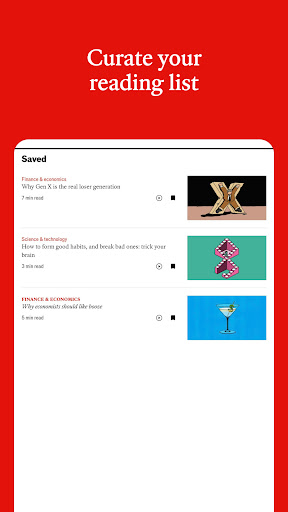 The Economist - News, Podcasts Screenshot