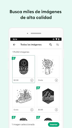 Captura de pantalla de Design Space: DIY con Cricut