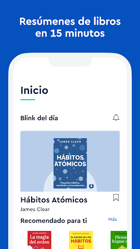 Captura de pantalla de Blinkist: Resúmenes de libros