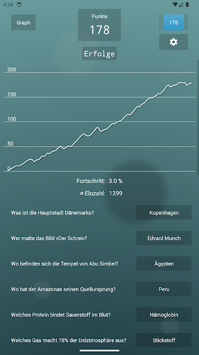 Endlos-Quiz Pro Screenshot