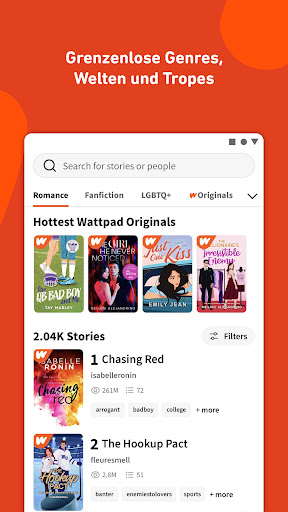 Wattpad - Wo Geschichten leben Screenshot