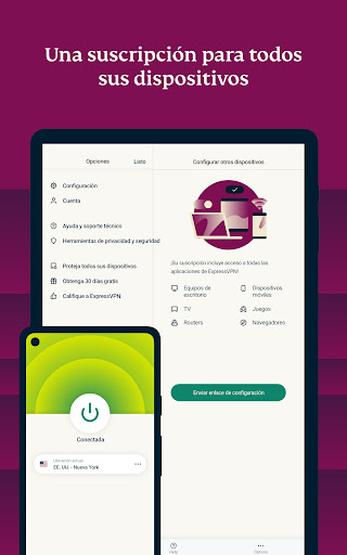 Captura de pantalla de ExpressVPN: VPN Ultra Seguro