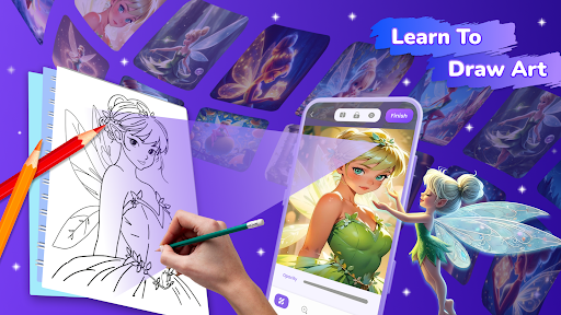 Captura de pantalla de AR Sketch: Trace Drawing