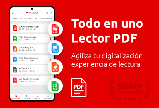 Captura de pantalla de Lector PDF App - Convertir PDF