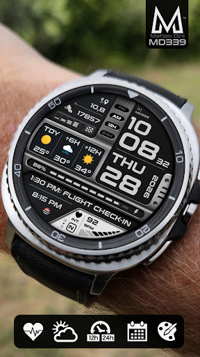 Captura de pantalla de MD339 Digital watch face