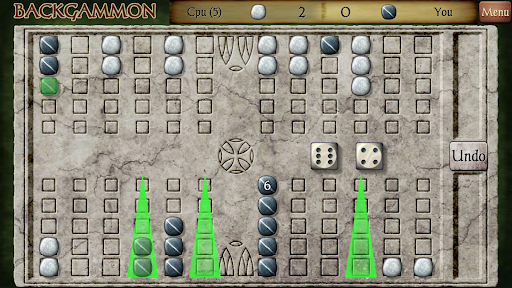 Captura de pantalla de Backgammon Pro