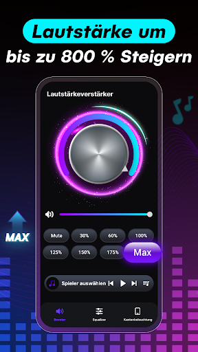 Lautstärke Erhöhen - Equalizer Screenshot