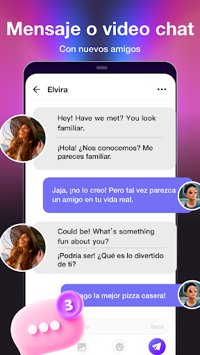 Captura de pantalla de LivU: Chat de vídeo en directo