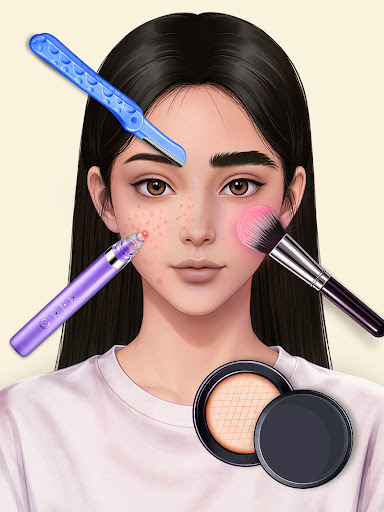 Captura de pantalla de Skincare ASMR: Relaxing Games